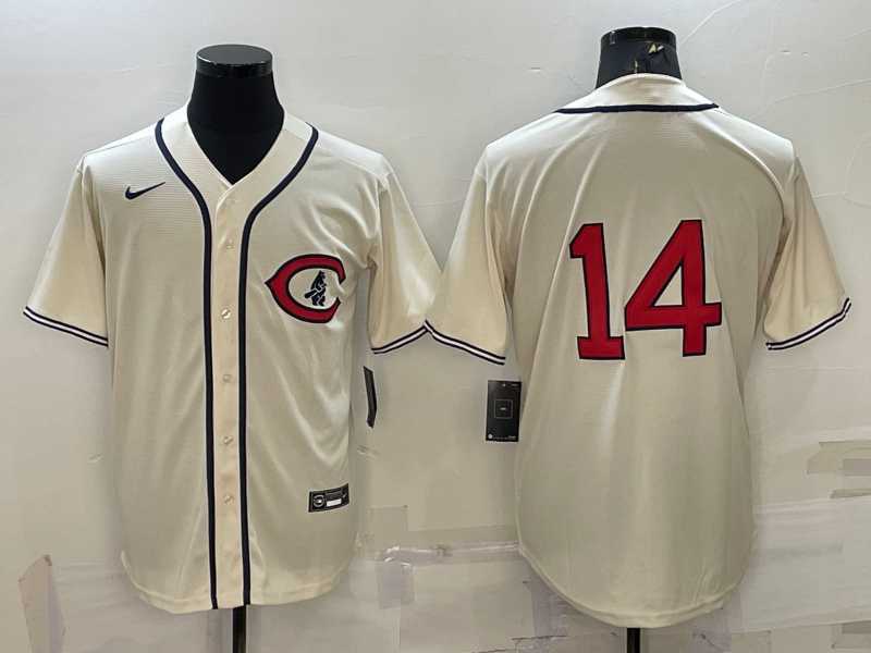 Men's Chicago Cubs #14 Ernie Banks 2022 Cream Field of Dreams Cool Base Stitched Baseball Jersey,We sell and wholesale Men's Chicago Cubs #14 Ernie Banks 2022 Cream Field of Dreams Cool Base Stitched Baseball Jersey on line form chian!